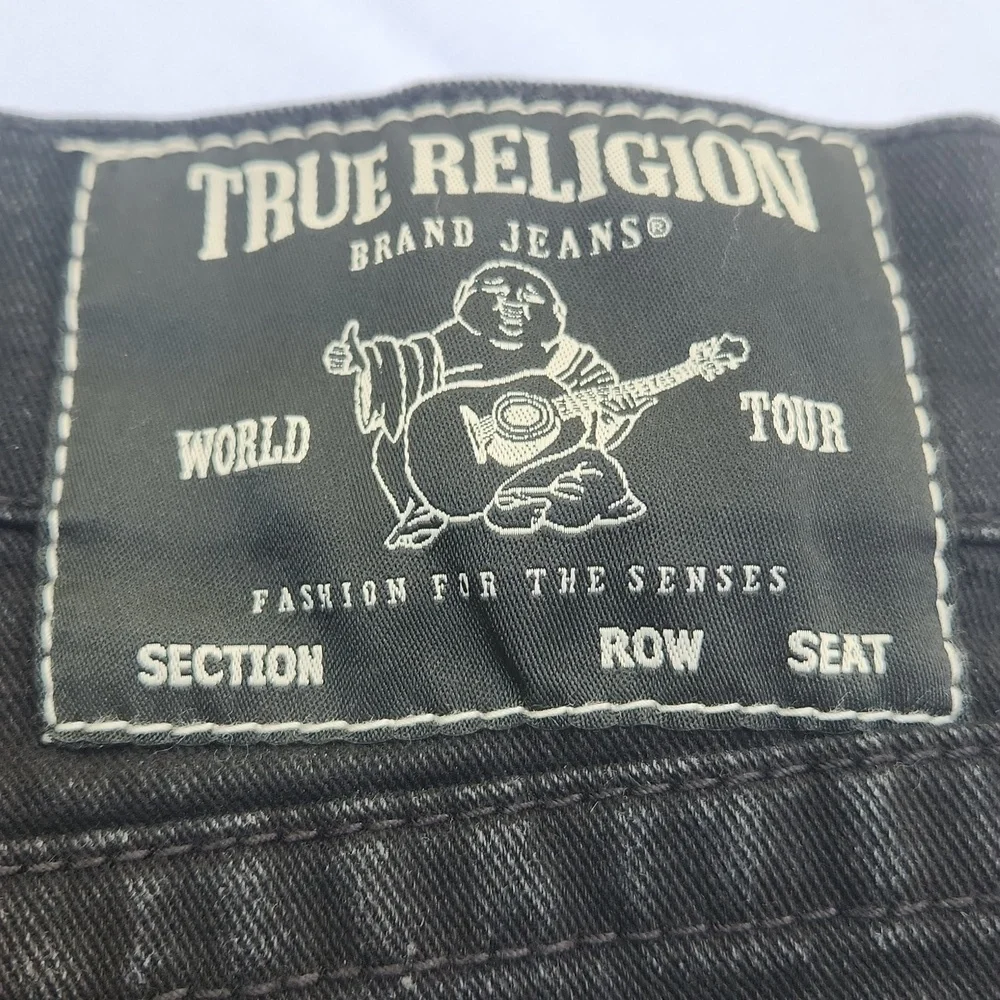 True Religion Men's Black Jeans